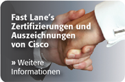 Fast Lane&rsquo;s Zertifizierungen, Spezialisierungen und Auszeichnungen von Cisco